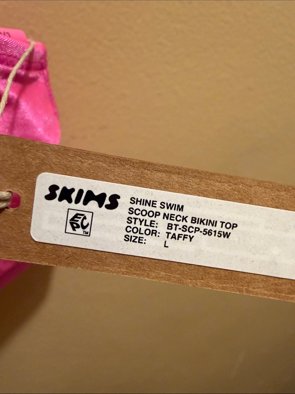 SKIMS Neon Pink swim - Picture 2 of 2